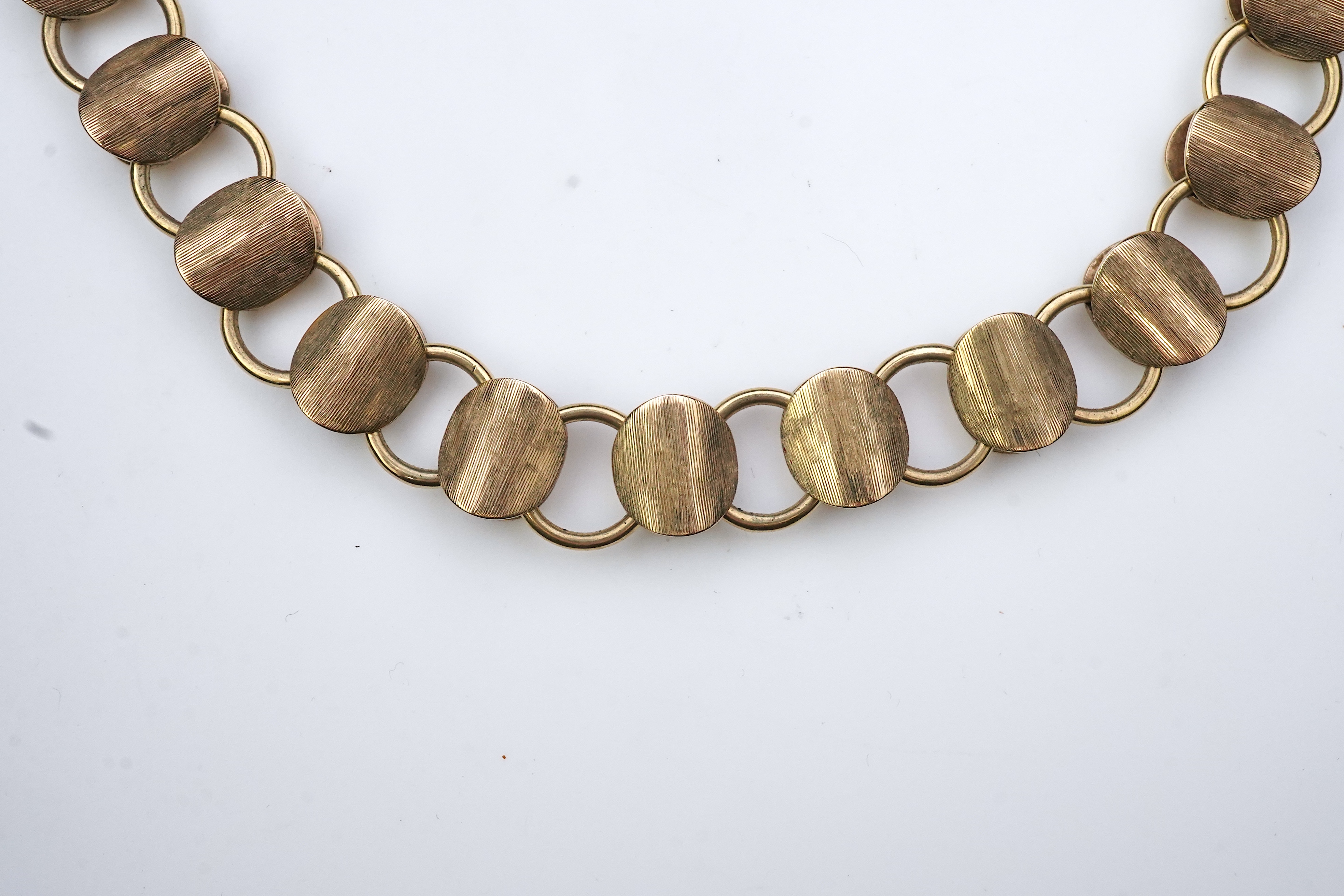 A gold necklace, circa 2000